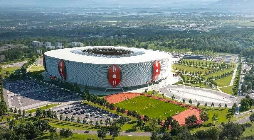 南京曼卡特车间全力赶制不锈钢锚栓 助力肯尼亚塔兰塔体育馆建设