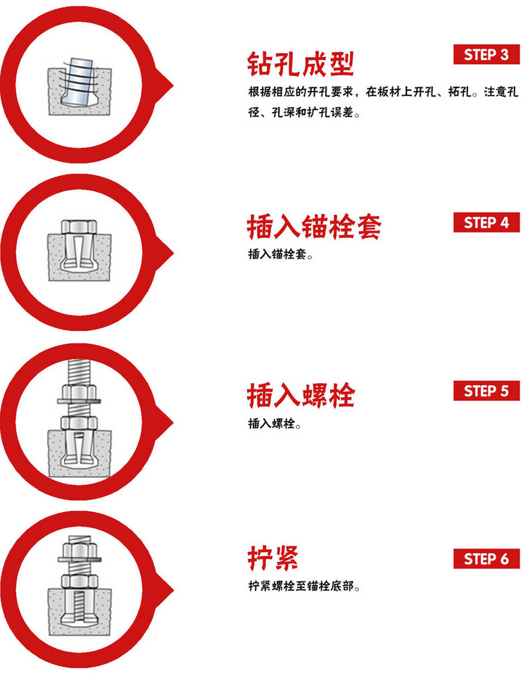 7NJMKT万泰品牌旋进式背栓 316不锈钢抗震赛进口背栓 幕墙配件