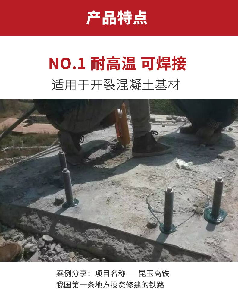 东莞极悦电气化铁路接触网用力矩控制式胶粘型锚栓 (2)