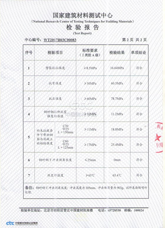 植筋胶大桶报告