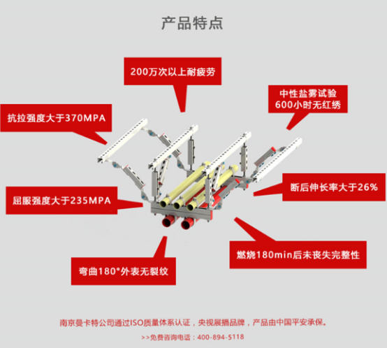 拥有这么多好品质的曼卡特抗震支架，您约吗？