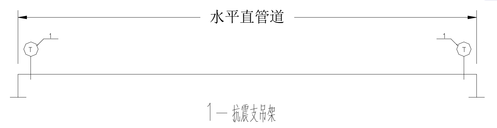 侧向抗震支吊架布置原则