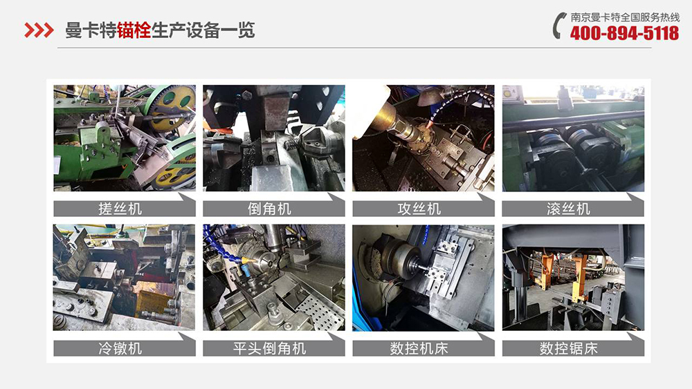 自切底锚栓_02_曼卡特锚栓生产设备